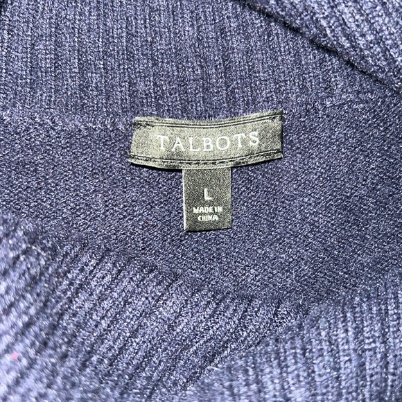 Talbots soft fuzzy polar bear sweater - Picture 4 of 6